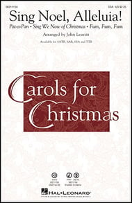 Sing Noel, Alleluia! SSA choral sheet music cover Thumbnail